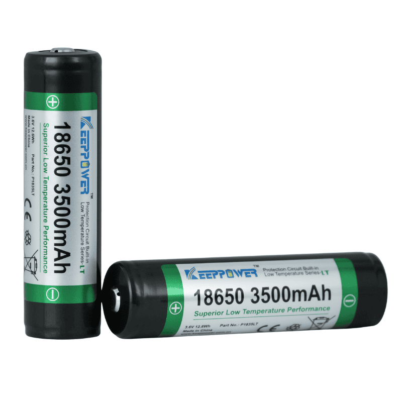 低温キープ力 18650 3500mAh リチウムイオン電池
